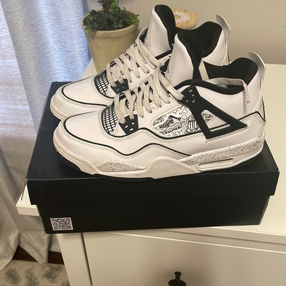 Black DIY Jordans - Picture 1 of 4